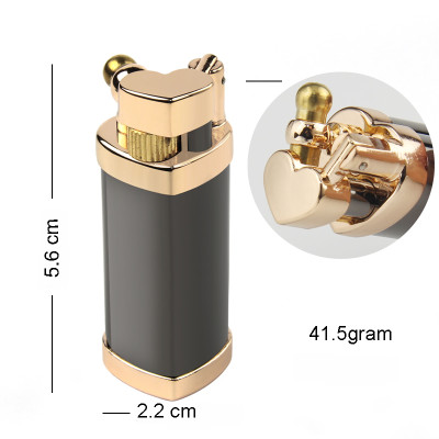 Vỏ Hột Quẹt Bật Lửa Xăng Đá Yubang Love Hình Trái Tim Cực Đẹp Nắp Giữ Xăng Tốt - Nhiều Màu