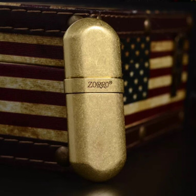 Vỏ Hột Quẹt Bật Lửa Xăng Đá Zorro Kuboy ZK516 Thiết Kế Nhỏ Gọn Đẹp Độc Lạ - Dùng Xăng Bấc Đá Cao Cấp