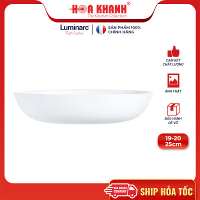 Đĩa Sâu Thủy Tinh Luminarc Shells 20cm cường lực kháng vỡ - 1 cái - Q1663