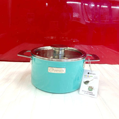 Nồi inox liền khối Elmich Hera EL-8100 size 16cm dùng bếp từ - Hàng chính hãng