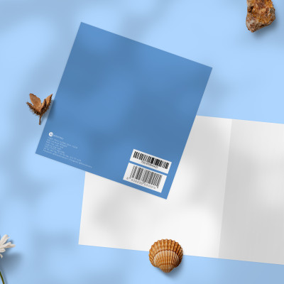 Thiệp tình yêu, Valentine, tỏ tình, SDstationery I Melt Inside, hình cây kem ngọt ngào, vuông 12x12 cm