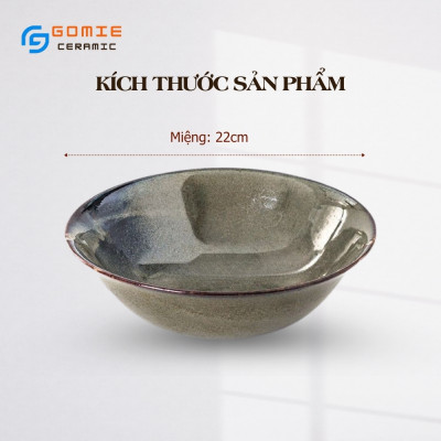 Bát Tô Loe Men Rêu D22 