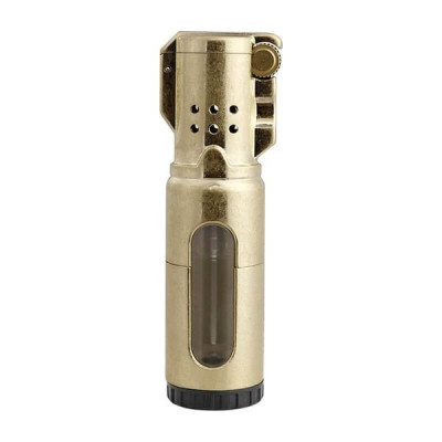 Vỏ Hộp Quet Bật Lửa Khò Ga Đá 3 Tia ZB-663, có ô quan sát dung lượng ga trong suốt