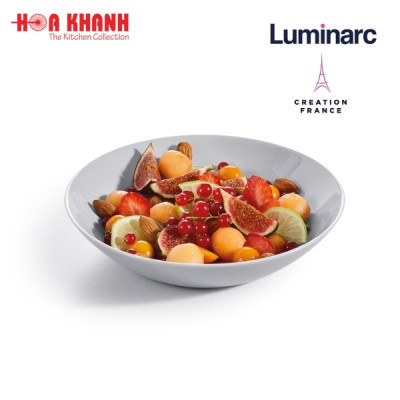 Đĩa Sâu Thủy Tinh Luminarc Diwali Granit 20cm cường lực, kháng vỡ - Bộ 3 đĩa - P0703