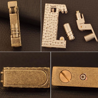 Vỏ Hột Quẹt Bật Lửa Xăng Đá Dolphin HY-752 Kiểu Dáng Cổ Điển - Không Xăng, Ko Gas