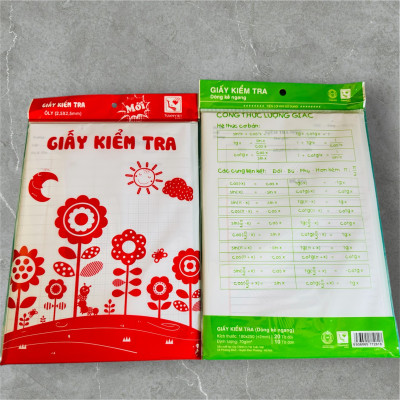 Giấy kiểm tra Ôly Kẻ Ngang dành cho học sinh