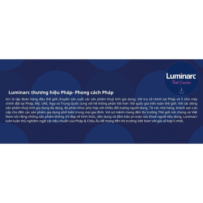 Đĩa Sâu Thủy Tinh Luminarc Precious 20cm kháng vỡ, chịu nhiệt - 1 đĩa - Q1664