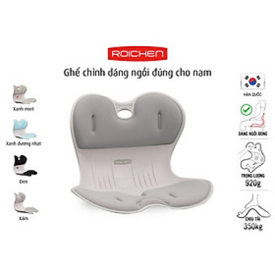 Ghế Chỉnh Dáng Ngồi Đúng Nam Nữ Roichen Hàn Quốc Chính Hãng Phân Phối Độc Quyền