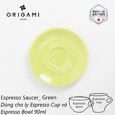 Đĩa sứ Origami Espresso Saucer 128mm