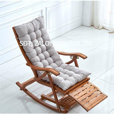 Ghế Bập Bênh Thư Giãn Kiểu Dáng Mới ( Tặng Kèm Nệm ) - Ghế Thư Giãn Bập Bênh Khung Chắc Chắn