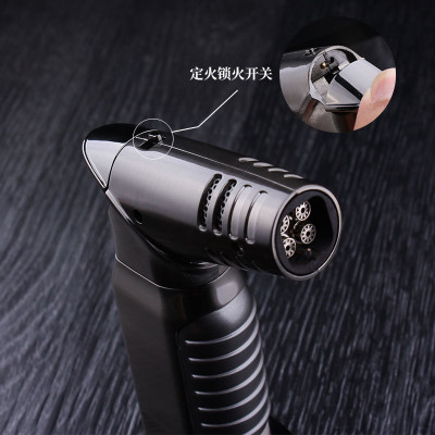 Vỏ Hộp Quẹt Bật Lửa Khò 4 Tia Jobon ZB-393, Có Chế Độ Rảnh Tay Tiện Lợi - Dùng Gas Cao Cấp ( Nhiều Màu)