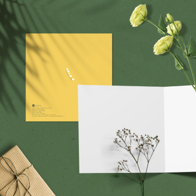 Thiệp mừng phụ nữ 8/3, 20/10, tặng mẹ, SDstationery Wonderful Woman, vuông 12x12 cm