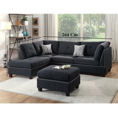 Ghế sofa góc phòng khách giá rẻ Juno Sofa HHP-SFG01-V1