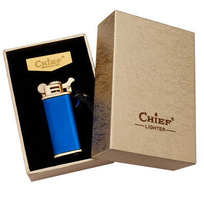 Vỏ Hột Quẹt Bật Lửa Xăng Đá Chief CF205 Thiết Kế Đẹp Độc Lạ 3 Màu Sang Trọng - Dùng Xăng Bấc Đá Cao Cấp