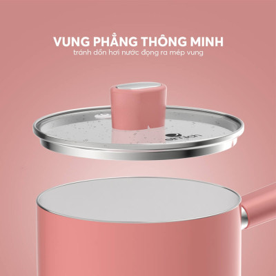 Bộ nồi chảo chống dính 16cm Elmich baby EL-1169AP, Hàng chính hãng, Dùng được nhiều loại bếp - JoyMall