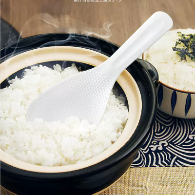 Combo 1 Ống cắm đũa thìa 2 ngăn có núm hít chân không + 1 Muôi xới cơm hàng nội địa Nhật Bản