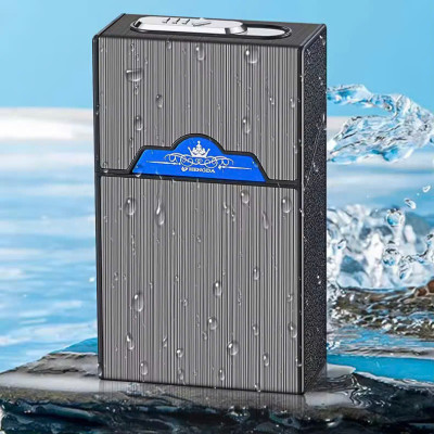 Hộp Đựng Nguyên Bao Kèm Bật Lửa Sạc Điện Hồng Ngoại – Sang Trọng, Độc Đáo, Tiện Lợi