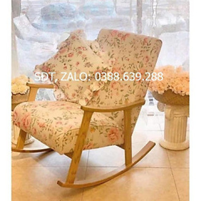 Hàng HOT GIÁ SỈ Ghế bập bênh thư giãn sofa hoa nhí siêu đẹp ( tặng kèm 1 gối ôm cute)