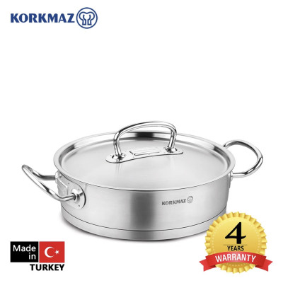 Nồi inox cao cấp Korkmaz Proline 3.1 lít thân thấp - A1172