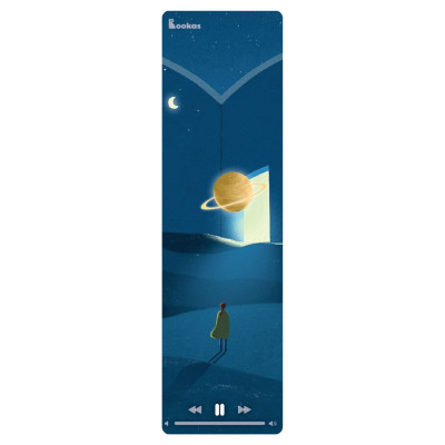 5 Cái Bookmark Kẹp Sách, Dấu Trang Hoạ Tiết Sách Vũ Trụ - SBOOKS