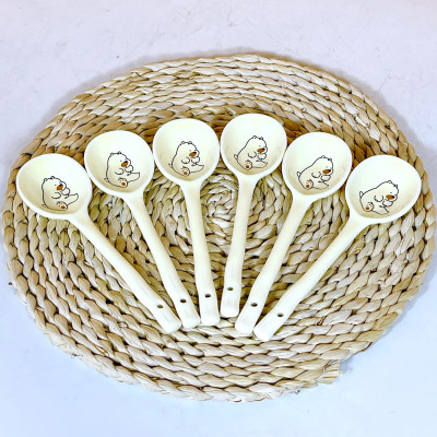 Bộ Bát Đĩa Thương Hiệu GOSU Họa Tiết Gấu Vàng Nước Men Sáng Đẹp Chất Lượng Cao