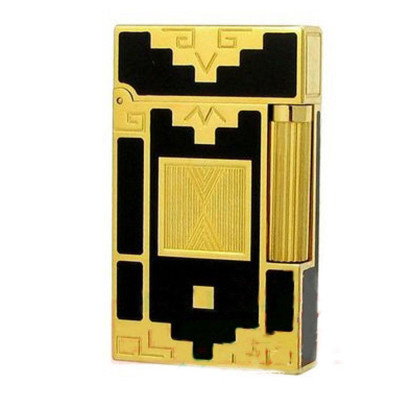 Vỏ Hột Quẹt Bật Lửa Upon D77V Sơn Mài Họa Tiết Hoàng Gia - Dùng Gas Đá Cao Cấp