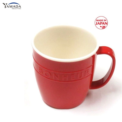 Bộ 3 cốc nhựa giả sứ YAMADA 300ml làm từ nhựa PP cao cấp - nội địa Nhật Bản ( giao màu ngẫu nhiên )