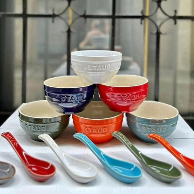 Set 6 bát cơm Staub cầu vồng 12cm Hàng chính hãng
