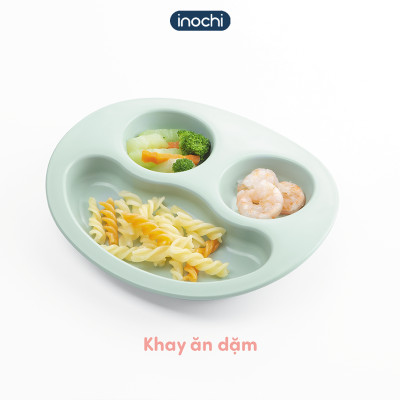 Bộ Đồ Ăn Dặm Cho Trẻ Em Amori Đạt Tiêu Chuẩn Xuất Nhật Bản , EU Đảm Bảo An Toàn Tuyệt Đối Cho Trẻ - Chính Hãng Inochi ( Tặng kèm khăn lau đa năng pakasa) 