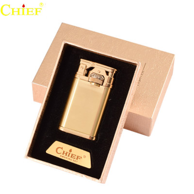 Vỏ Hột Quẹt Bật Lửa Xăng Bấc Đá Chief CF227 Thiết Kế Đẹp Độc Lạ Tiện Dụng - Dùng xăng bấc đá cao cấp