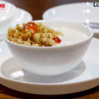 Đĩa Sâu Thủy Tinh Luminarc Shells 20cm cường lực kháng vỡ - 1 cái - Q1663