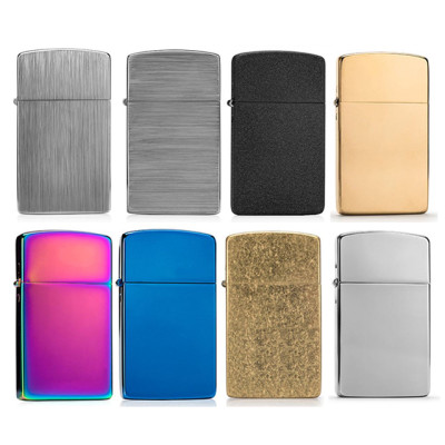 Vỏ Hột Quẹt Bật Lửa Xăng Đá Siêu Mỏng Zorro Z610 Nhiều Màu - Dùng Xăng Bấc Đá Cao Cấp