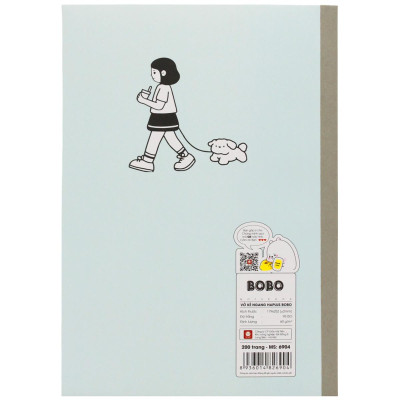 Tập Haplus BoBo - Kẻ Ngang - 200 Trang 60gsm - Hải Tiến 6904 (Mẫu Bìa Giao Ngẫu Nhiên)