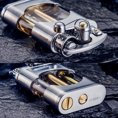 Vỏ Hột Quẹt Bật Lửa Xăng Bấc Đá Zorro Z660 Thiết Kế Đẹp Độc Lạ - Giao Màu Ngẫu Nhiên