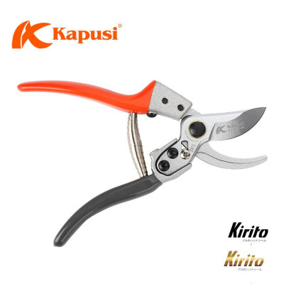 Kéo tỉa cây kiểng cắt cành hãng Kapusi Nhật Bản cao cấp 8 icnh (20cm), thép SK5 k8652