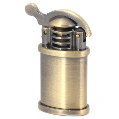 Vỏ Hột Quẹt Bật Lửa Xăng Đá Dolphin HY702 Thiết Kế Độc Lạ Nhỏ Gọn - Dùng Xăng Bấc Đá Cao Cấp