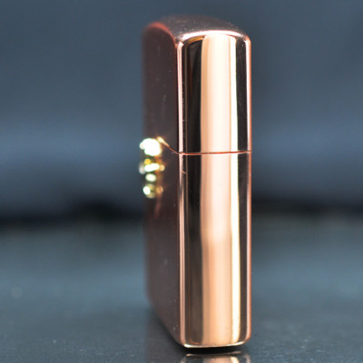 Vỏ Hột Quẹt Bật Lửa Xăng Đá Zorro Z9982B Họa Tiết Cỏ 4 Lá May Mắn Đẹp Độc Lạ sang trọng - Dùng Xăng Bấc Đá