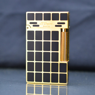 Vỏ Hột Quẹt Bật Lửa Upon Gas Đá D53V Họa Tiết Sơn Mài Họa Tiết Ô Vuông Đẹp Độc Lạ - Dùng Gas Đá Cao Cấp