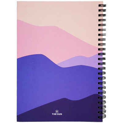 Sổ Lò Xo A5 - Kẻ Ngang 160 Trang 80gsm - Nature On Sunset - The Sun 02