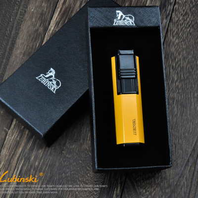 Vỏ Hột Quẹt Bật Lửa Khò 2 Tia C.ohiba Lubinski SK33 cob3020 Kèm Đục I Ga Tiện Lợi Đẹp Độc Lạ - Dùng Gas Cao Cấp