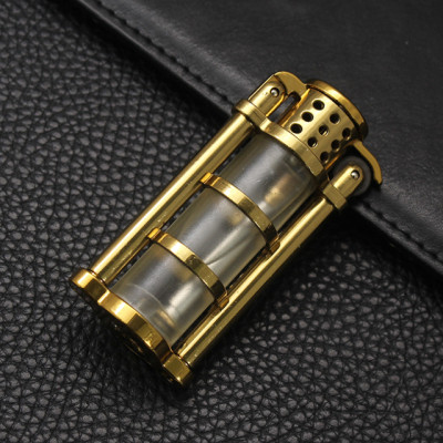 Vỏ Hột Quẹt Bật Lửa Gas Đá BC-21D Thiết Kế Lộ Thiên Đẹp Độc Lạ - Nhiều Màu