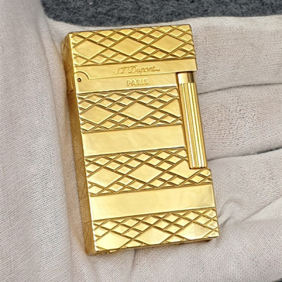 Vỏ Hột Quẹt Bật Lửa Upon D16V Họa Tiết Hình Ô Vuông Chéo Sọc Ngang Cực Chất - Dùng Ga Đá Cao Cấp