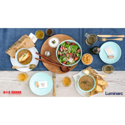 Chén Thủy Tinh Luminarc Diwali Light Turquoise 12cm - P9201 - Bộ 6 cái