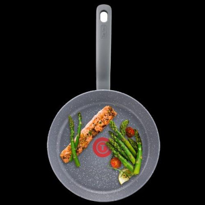 Chảo chiên vân đá chống dính đế từ Tefal Cook Healthy 24cm, 28cm - Hàng Chính Hãng