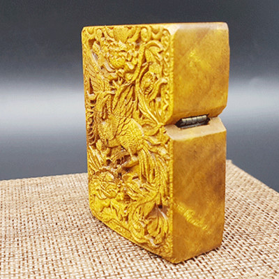 Vỏ Hột Quẹt Bật Lửa Xăng Đá Gỗ Chief CF1049 Thiết Kế Đẹp Độc Lạ - Dùng xăng bấc đá cao cấp