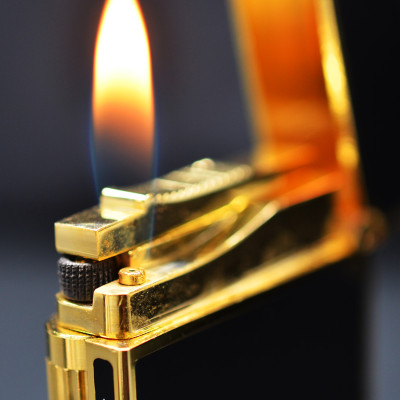 Vỏ Hột Quẹt Bật Lửa Upon Gas Đá D125V Họa Tiết Sơn Mài Họa Tiết Hoa Văn 4 Góc Đẹp Độc Lạ - Dùng Gas Đá Cao Cấp