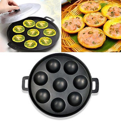 Chảo Đổ Bánh Khọt, Bánh Căn 8 Khuôn Chống Dính