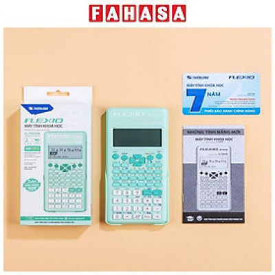 Máy Tính Khoa Học Flexio - Thiên Long Fx799VN - Màu Xanh Bạc Hà