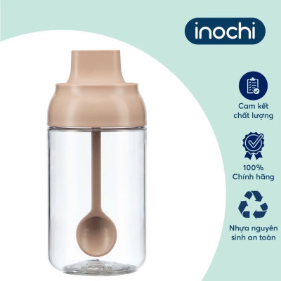 Bộ 3 hộp gia vị Tritan Yoko - Chính Hãng inochi Tiêu chuẩn nhật bản dễ dàng vệ sinh và sử dụng.