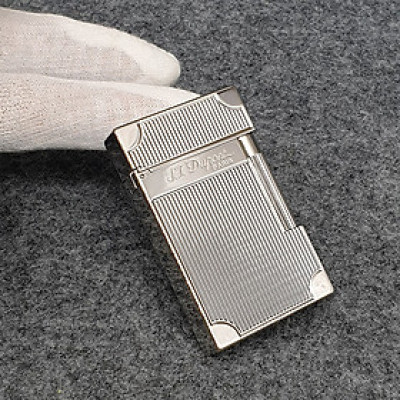 Vỏ Hột Quẹt Bật Lửa ga đá Upon D75T kẻ sọc đứng khuyết bốn góc